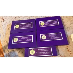 FES Flower Essence Professional Kit 103 Quintessentials 5 Box Set Vintage